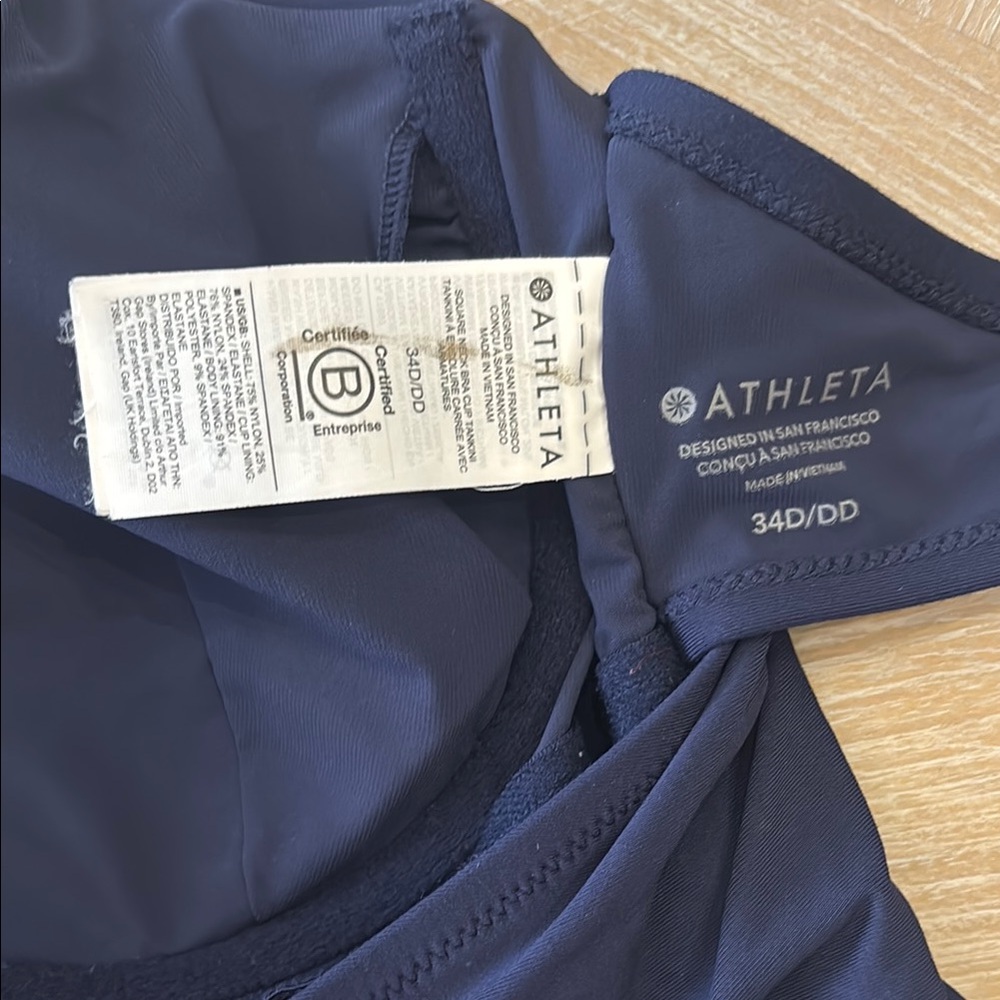 Athleta 34D/DD Tankini swim top - Picture 4 of 9